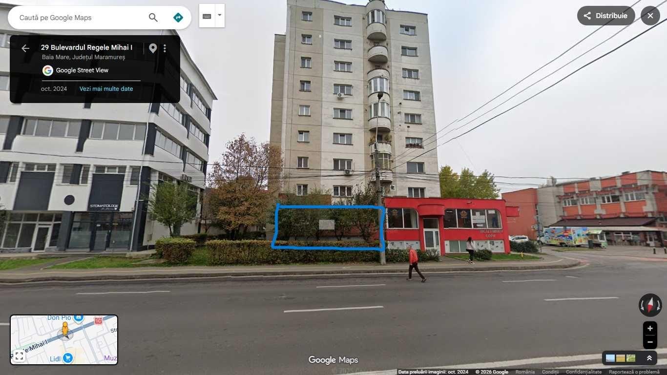 de vânzare apartament la parter situat în Baia Mare la intersectia bulevard Regele Mihai I și strada Cosmonauților