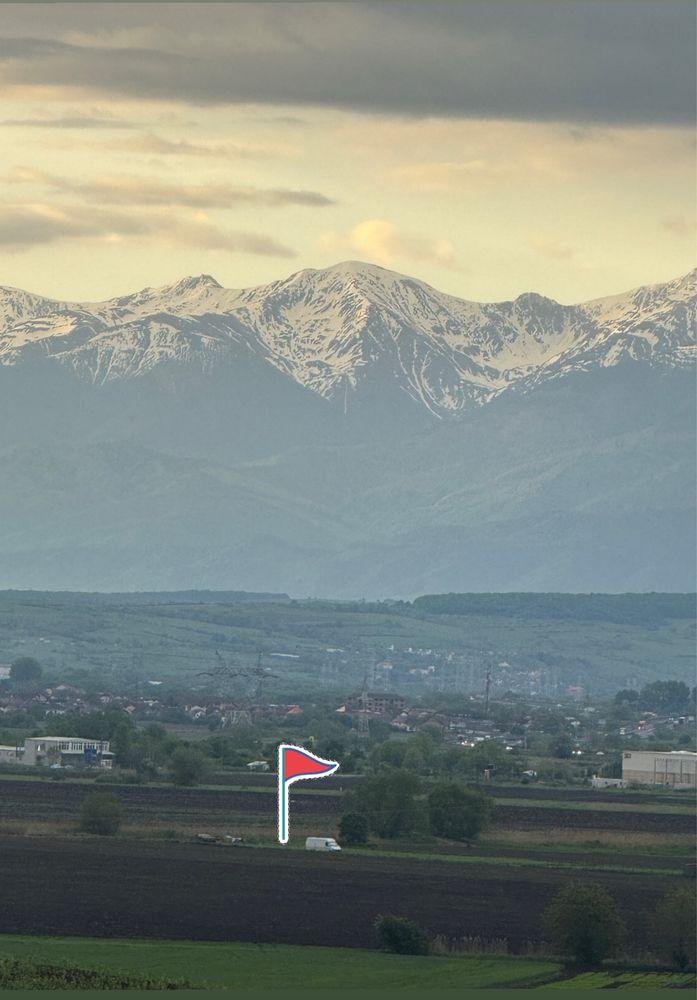 Teren de vânzare între Sibiu și Șura Mare – priveliște superbă către munți și oraș - imagine 1