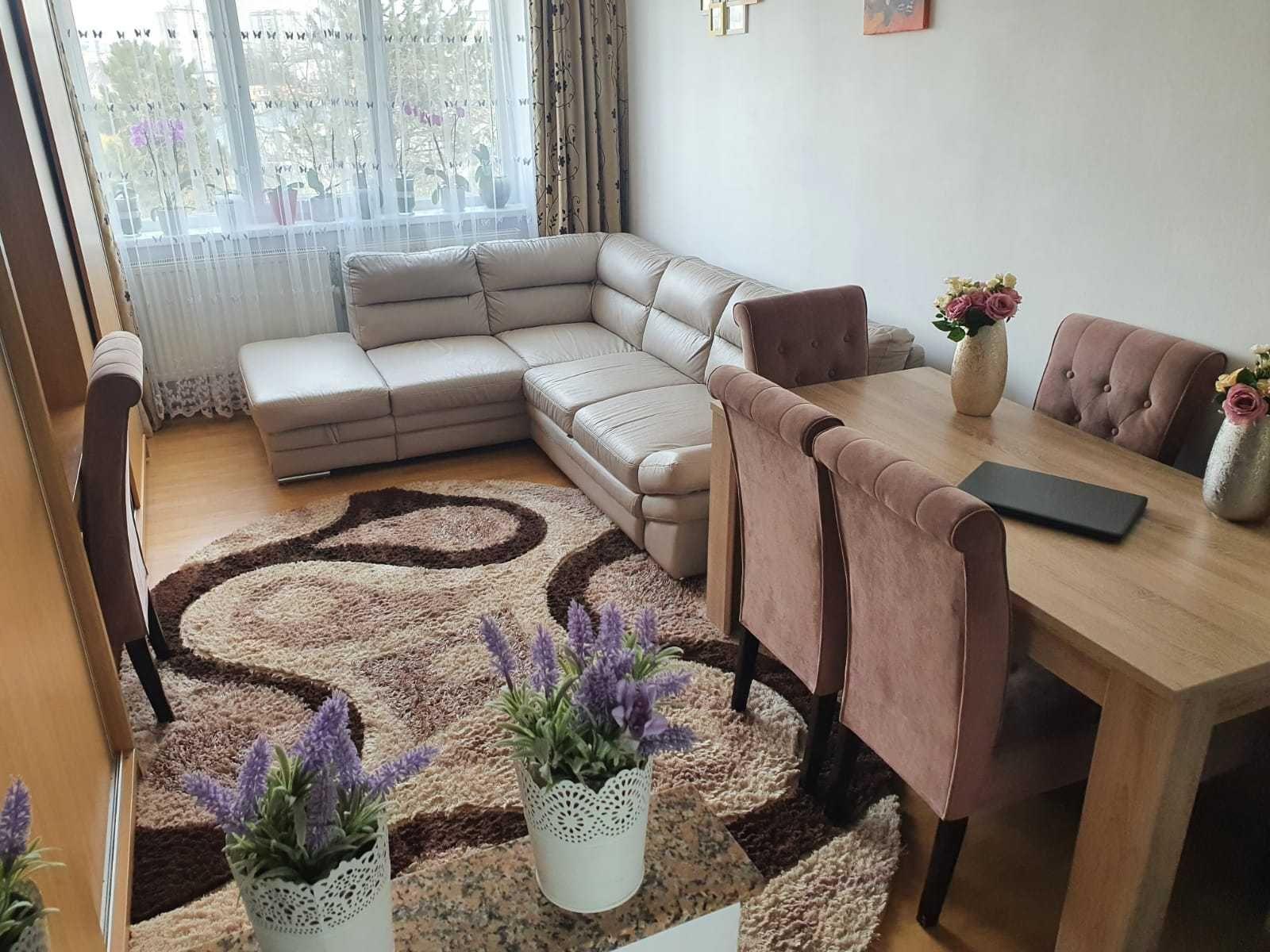 Închiriez apartament cu 3 camere, în spatele USV, utilat complet, etajul 4