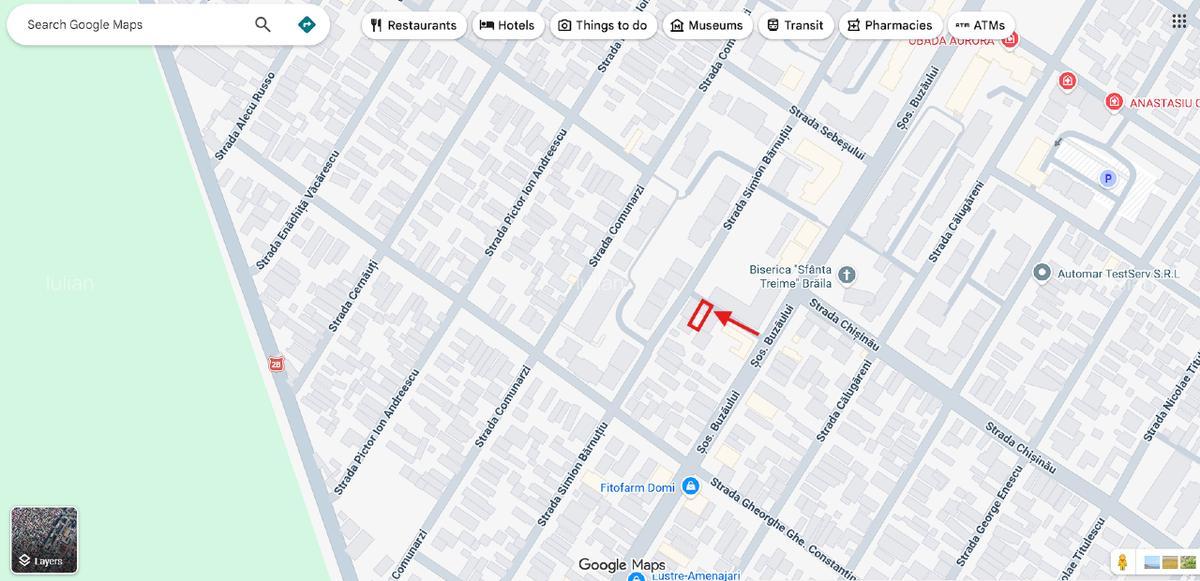 teren intravilan Mun Braila