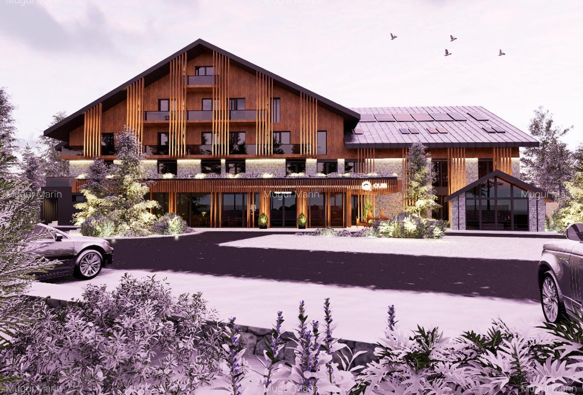 Hotel  44 c în Poiana Brașov – oportunitate investiție cu Autorizatie  construir - imagine 1