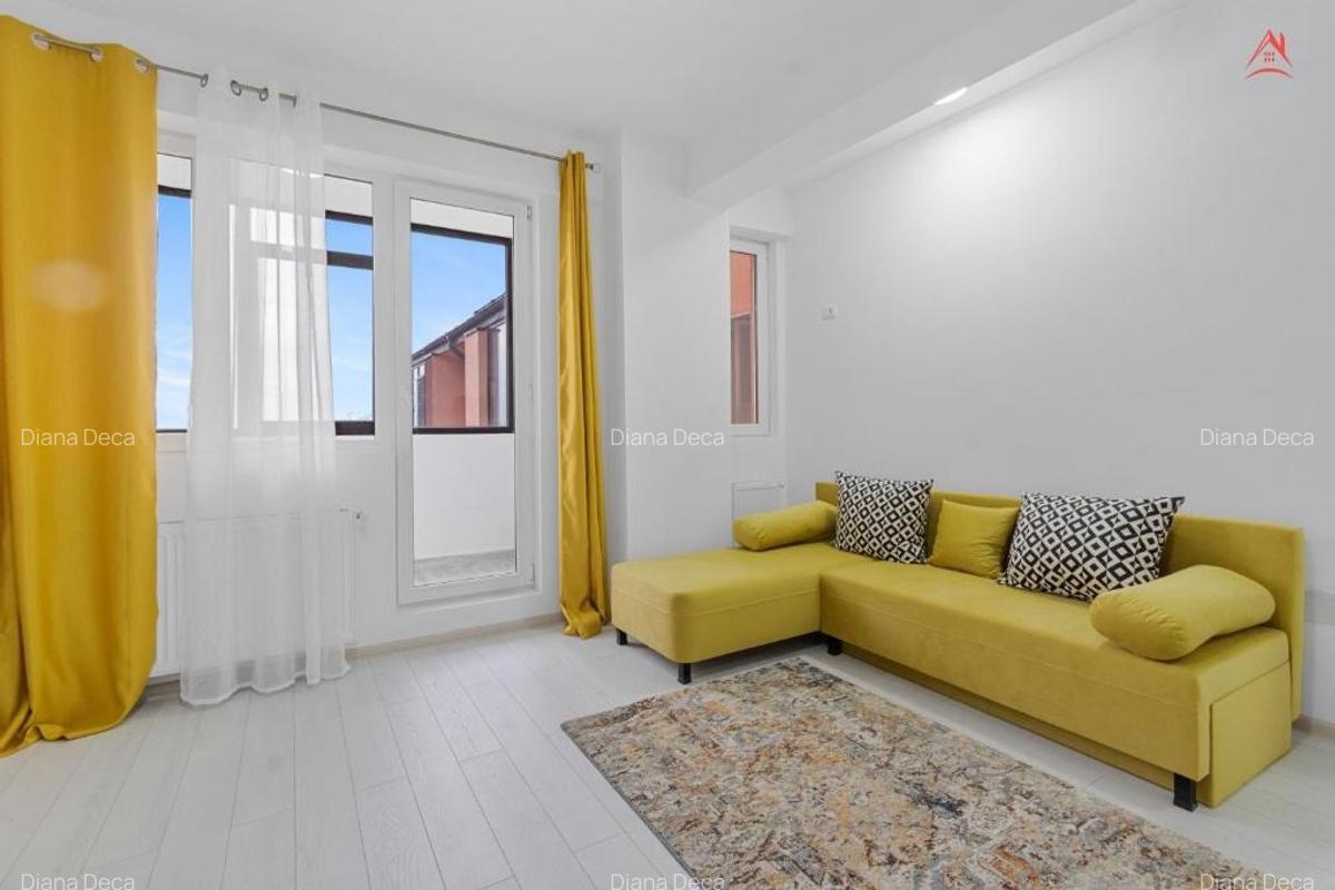 Sunny Yellow Apartment – Penthouse in Militari Residence Aer Conditionat Mobilat
