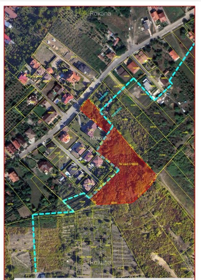 Teren situat pe Gheorghe Doja - partial intravilan/partial extravilan