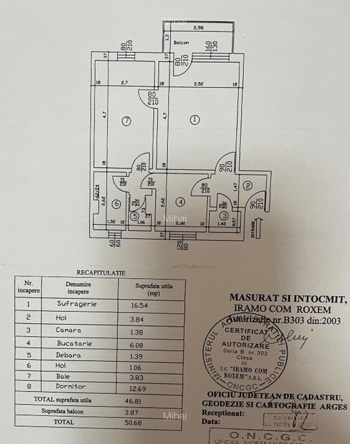 Apartament 2 camere, confort 1, 50m*, etaj 3 din 4 - imagine 1