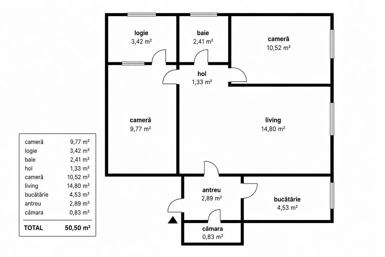 Apartament 3 camere Manastur, aleea Tazlău, lângă Baza sportivă La Terenuri - imagine 1