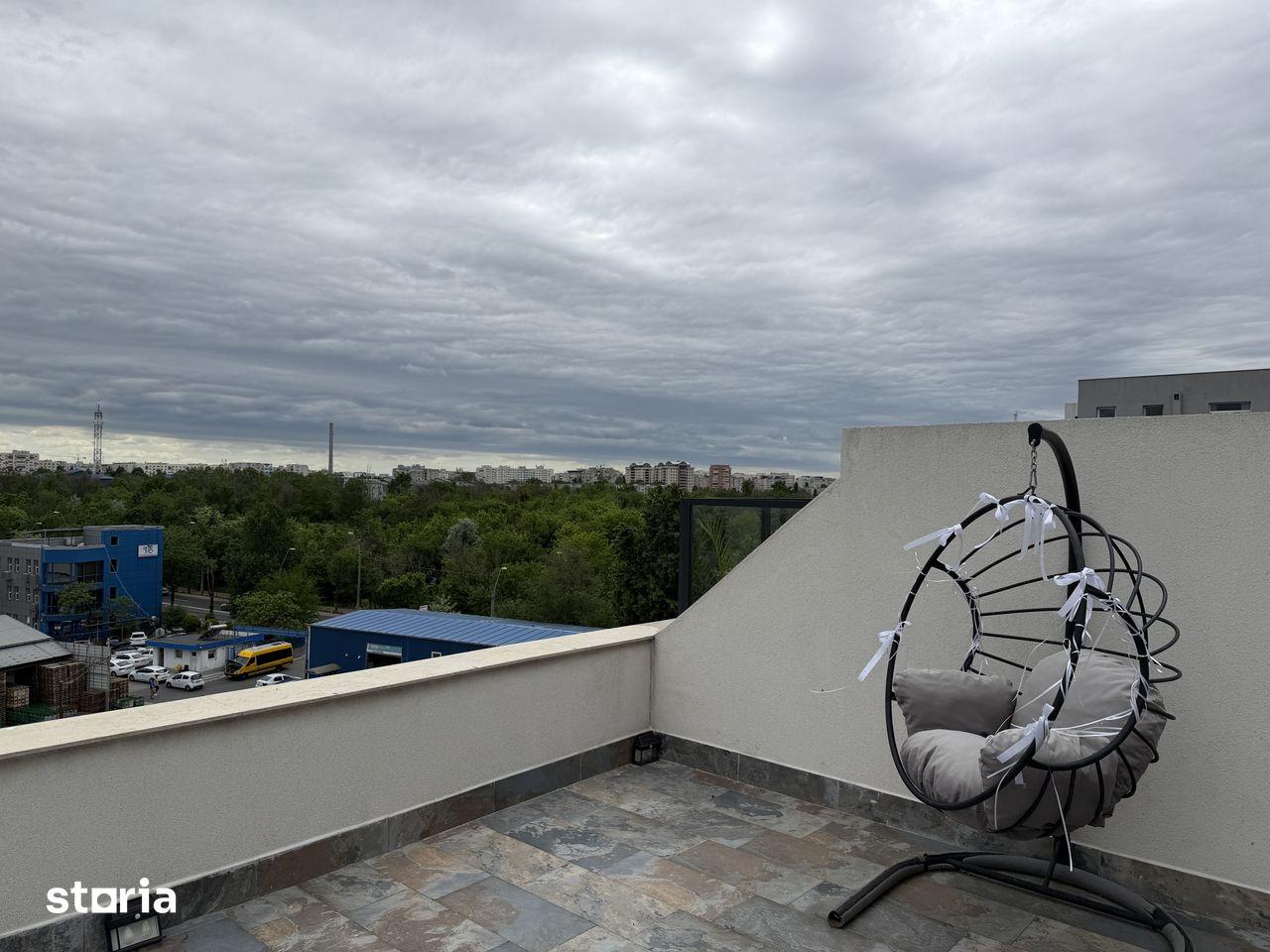 Duplex premium cu terasă 42 mp | Vedere Delta Văcărești