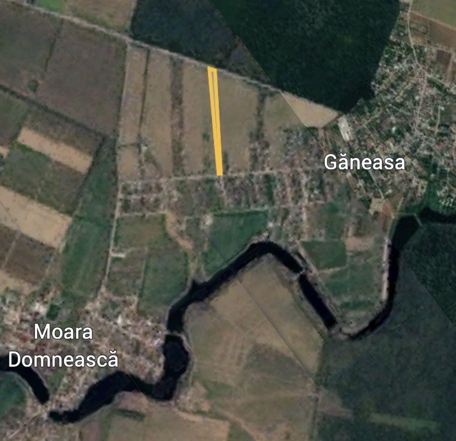 Vand teren Ganeasa Moara Domneasca