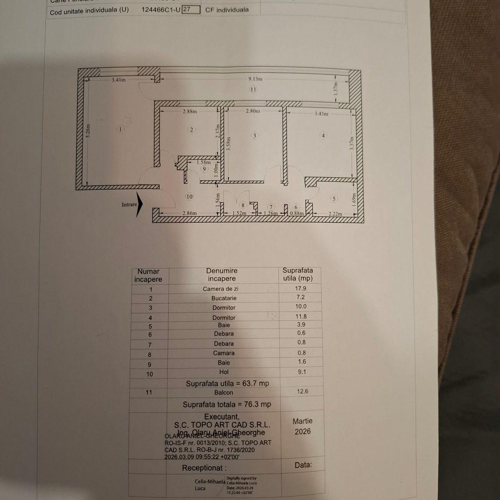 Apartament 3 camere