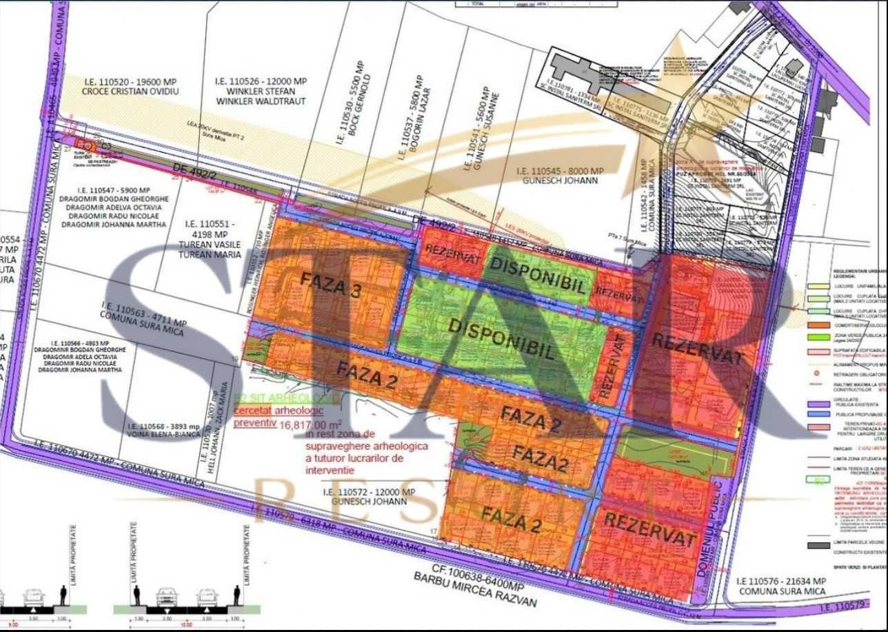 Parcele pentru casă individuala/duplex/triplex – priveliște panoramică – Șura Mică - imagine 1