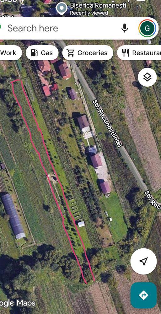 Vand teren extravilan aproape de intravilan 2600mp Targu Jiu