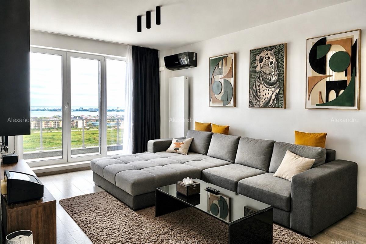 Apartament premium 2 camere cu vedere panoramică Constanta