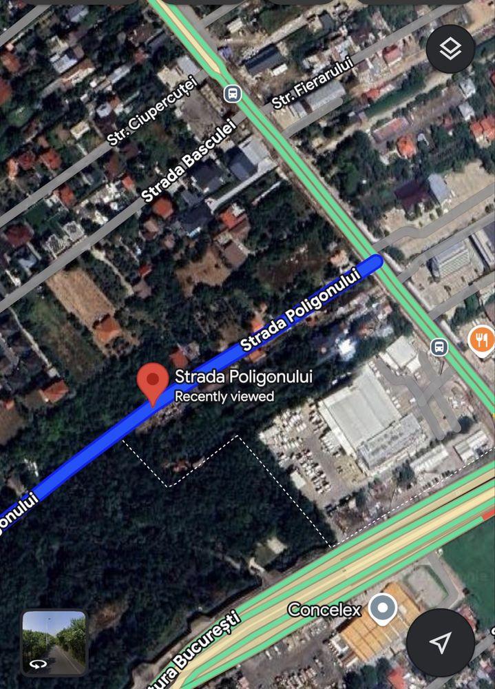 Teren Mogoșoaia Str. Poligonului | Lipit de pădurea Poligonului | Utilități | P+2 - imagine 1