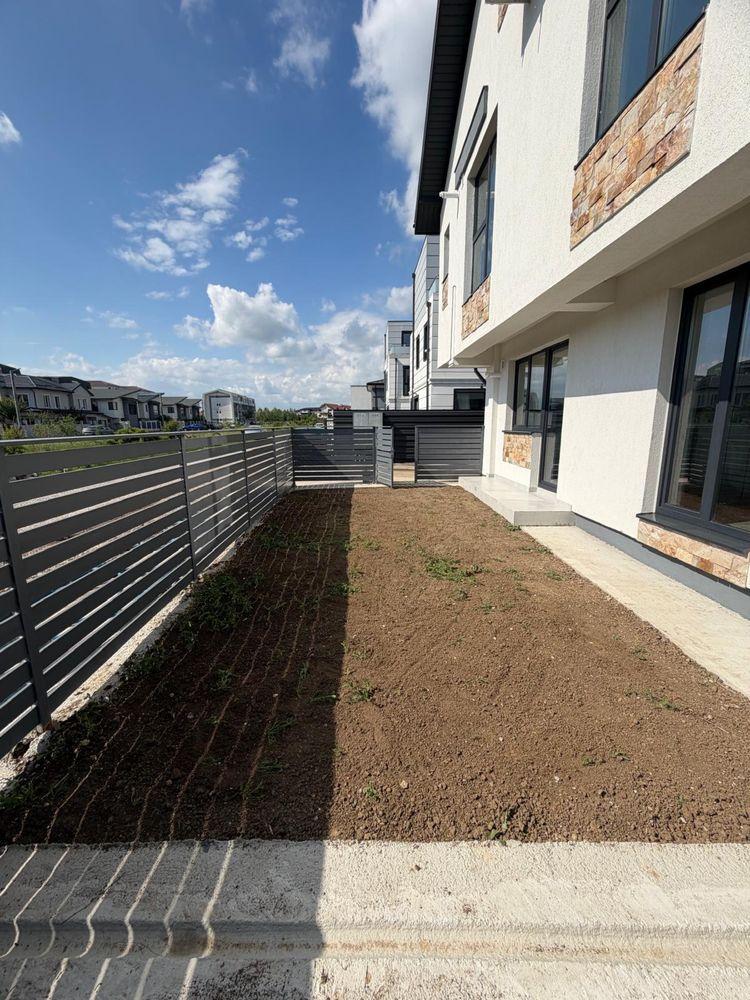 Apartament 50 mp cu curte 70 mp str 23 August Otopeni