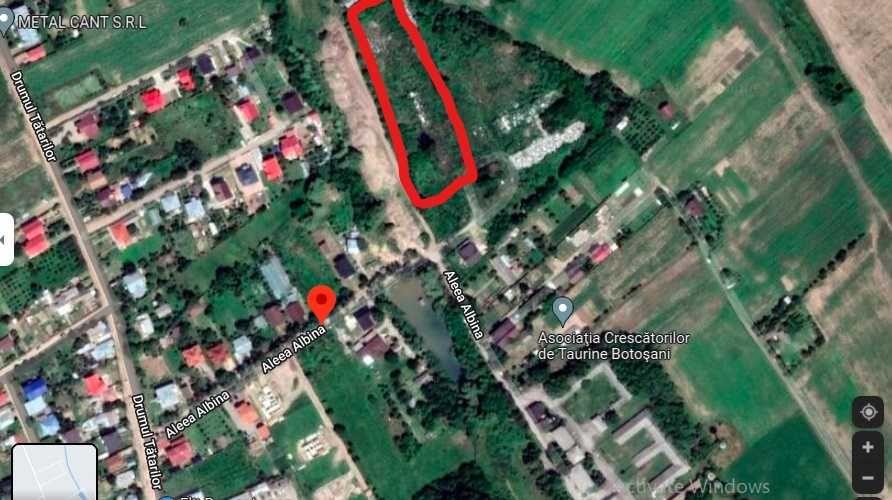 Teren intravilan de vanzare, Aleea Albina, Botosani, 79euro/mp
