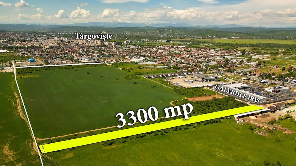 Teren intravilan Târgoviște 3300 mp