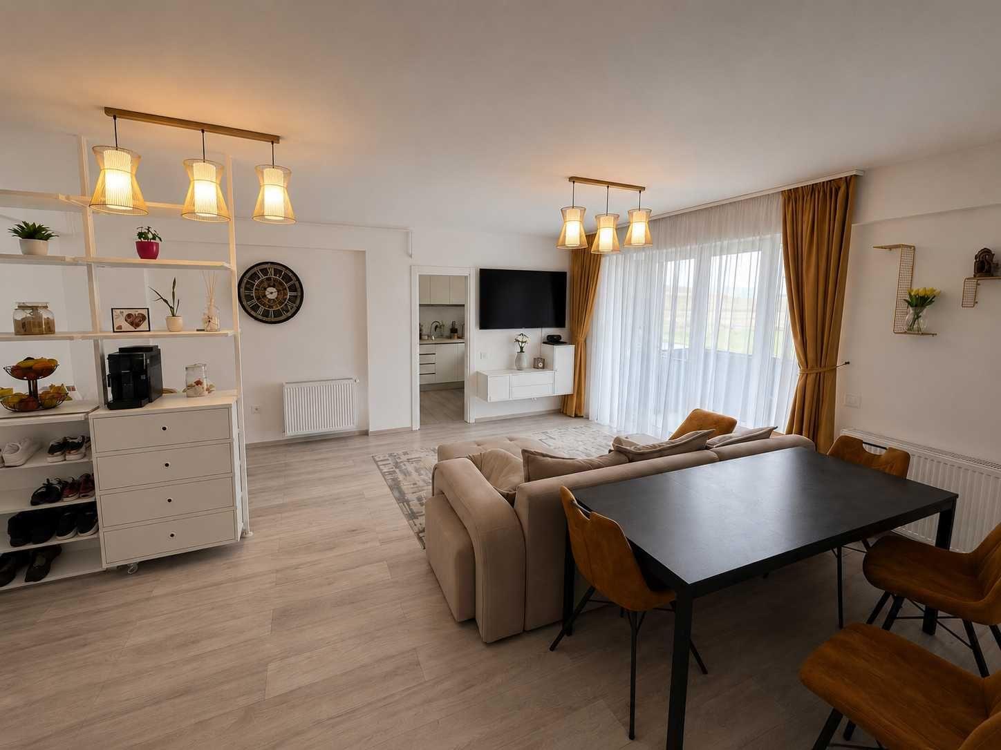 Apartament 3 cam | 93mp + balcon 13mp | Parcare subterană+boxă | Soho Residence