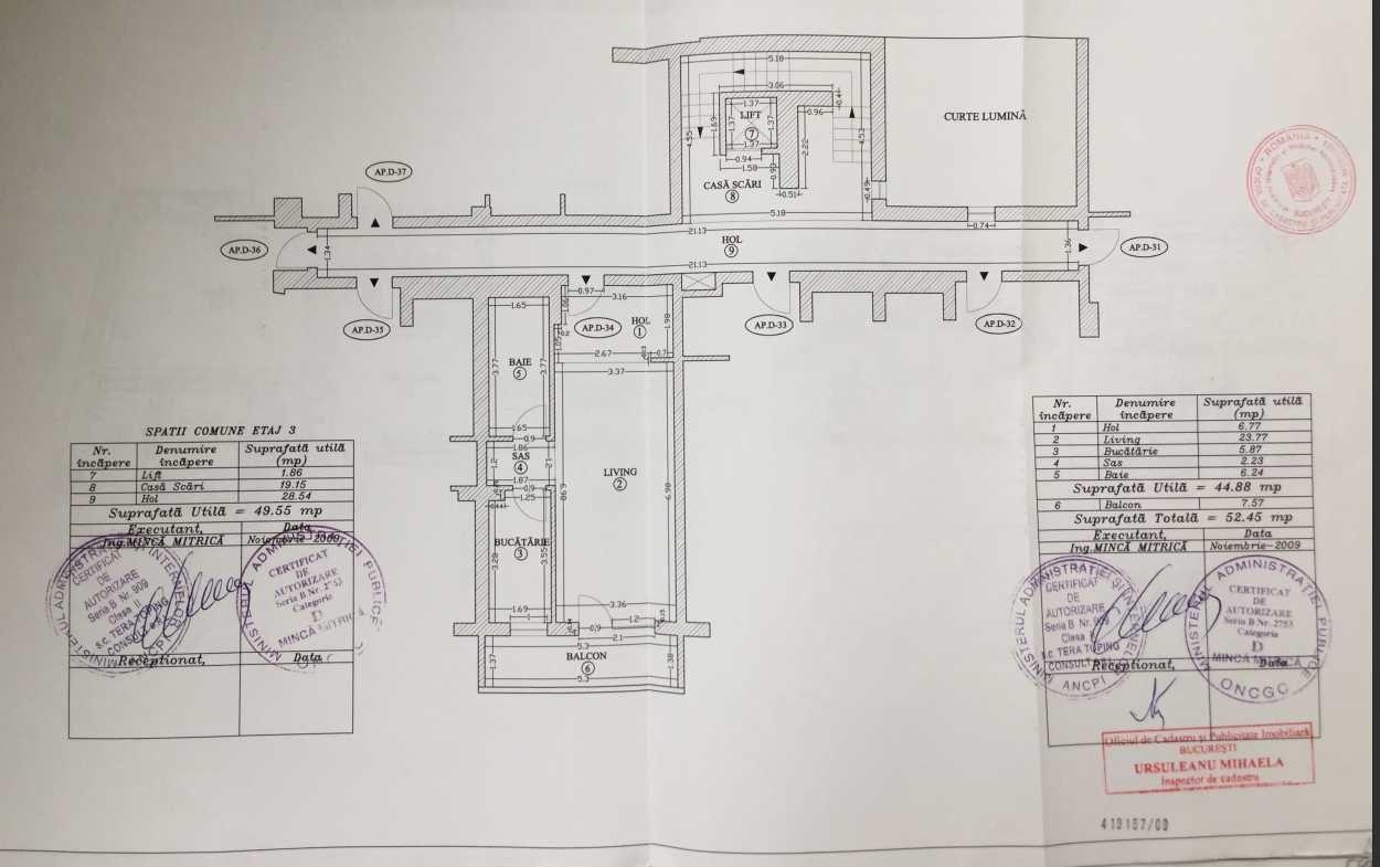 Proprietar - Comision 0% | Garsoniera mare | 52.5 mp | Parcare | An 2010 | Doamna Ghica Plaza