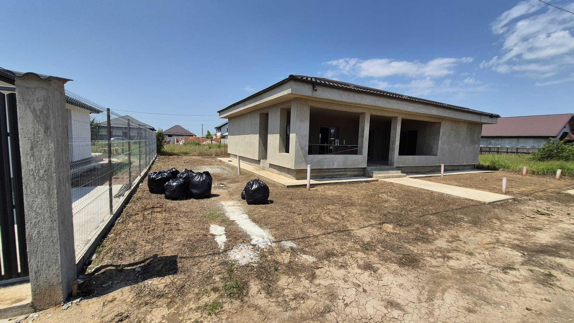 De vanzare teren + casa pe structura metalica la gri   - Com. Berceni - imagine 1