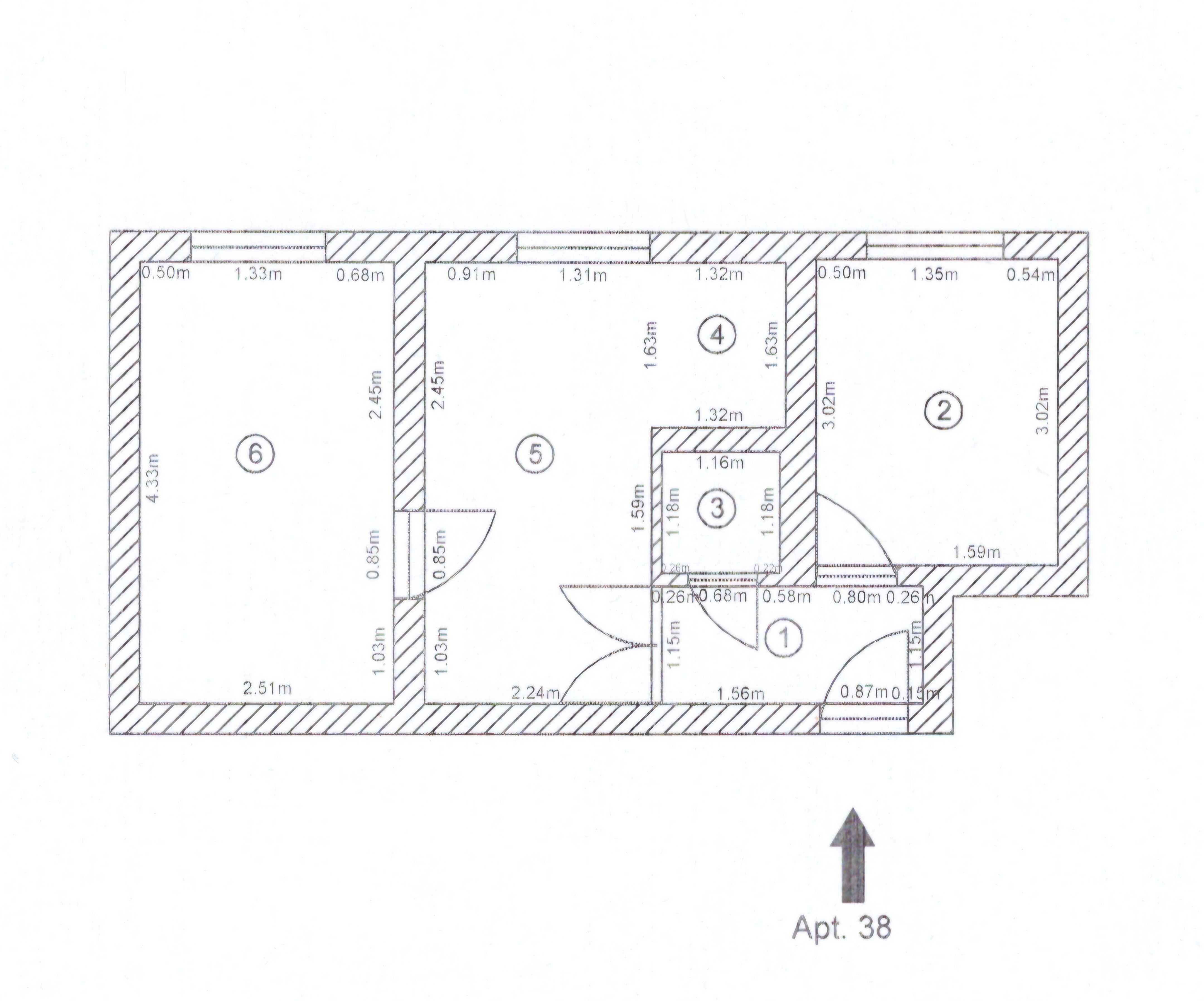 Apartament 3 camere semidecomandat - Rahova - imagine 1