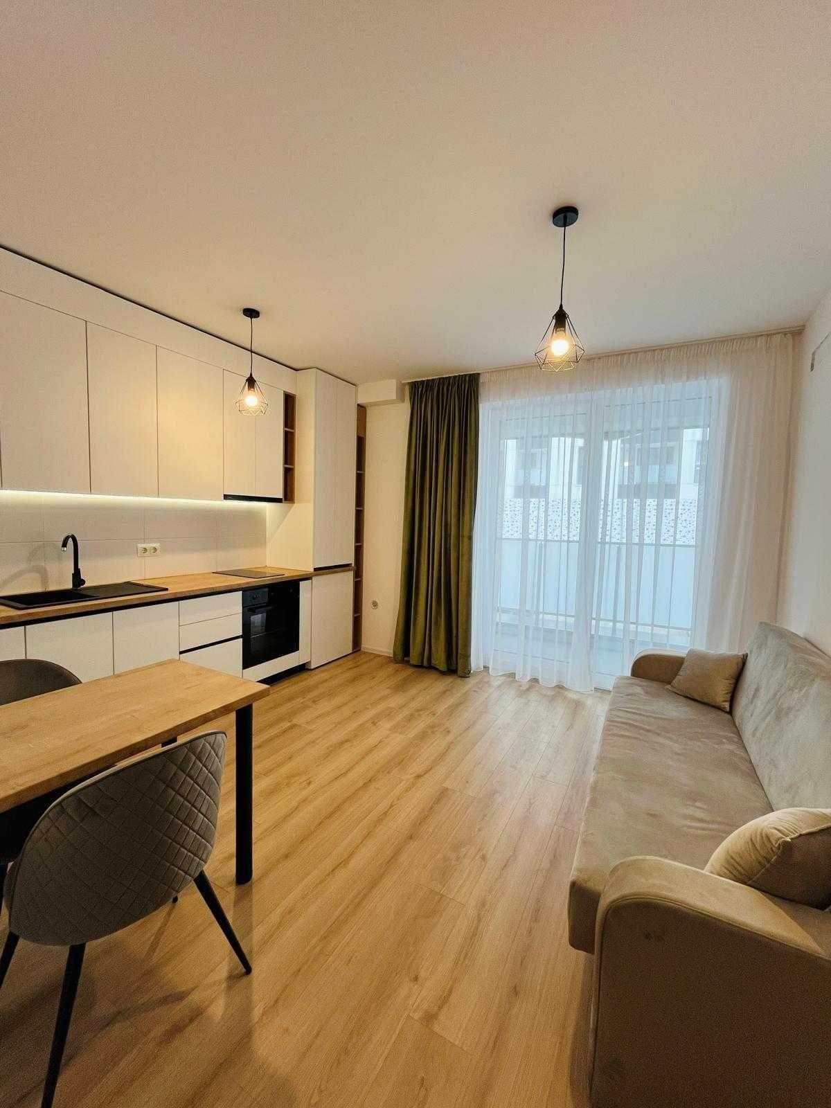 Apartament de inchiriat cu 1 camera in bloc nou