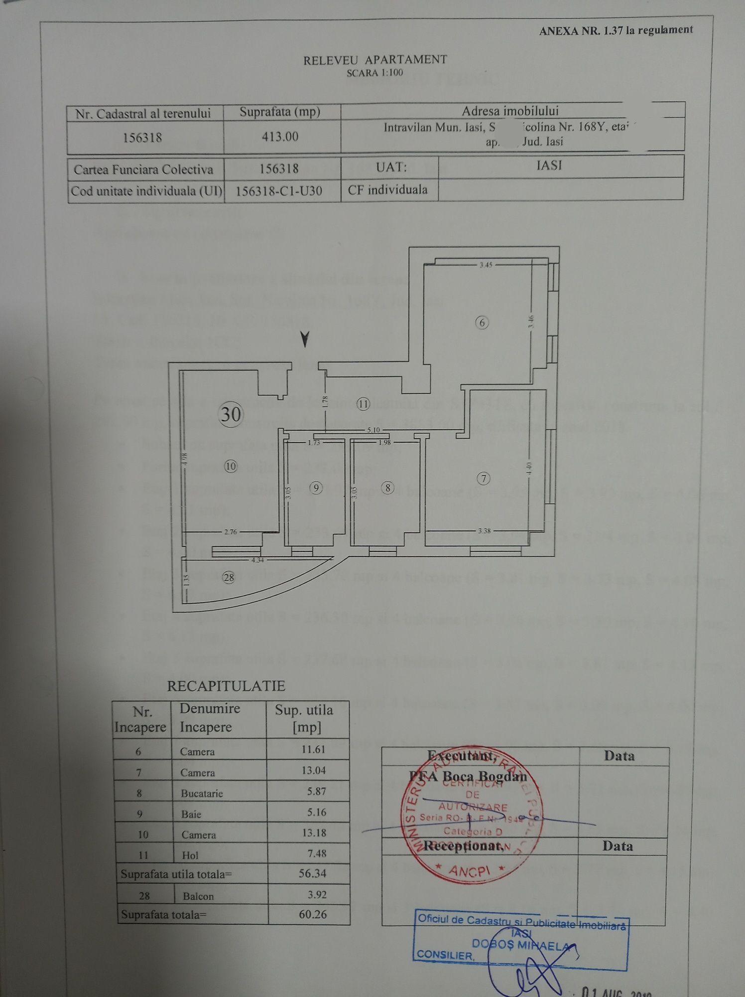 Apartament 3 camere Șos Nicolina(mun Iasi)