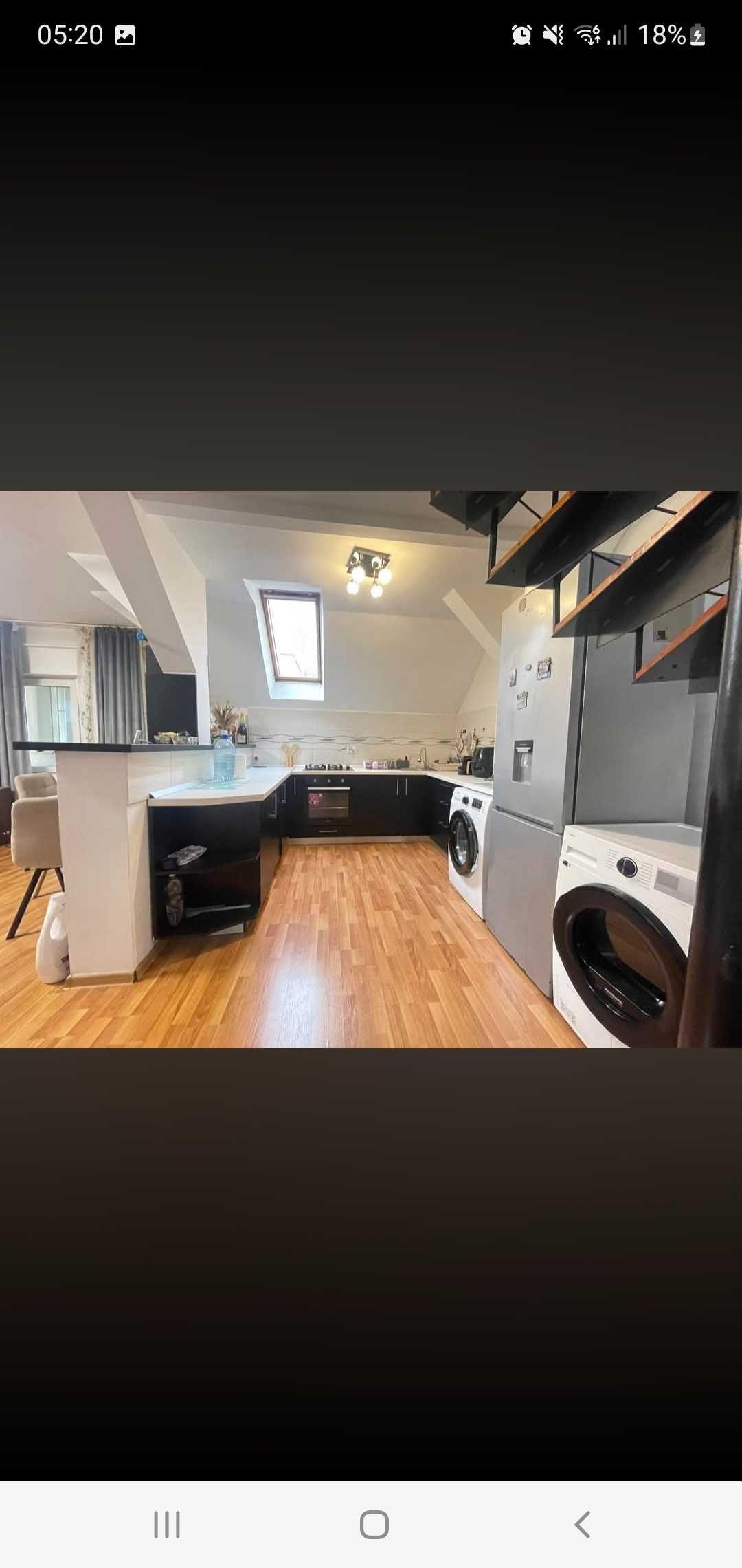 De închiriat Apartament la Mansardăcu Balcon 69 mp complet Mobilat si Utilat, Gata de mutat, Str. SEMAFORULUI