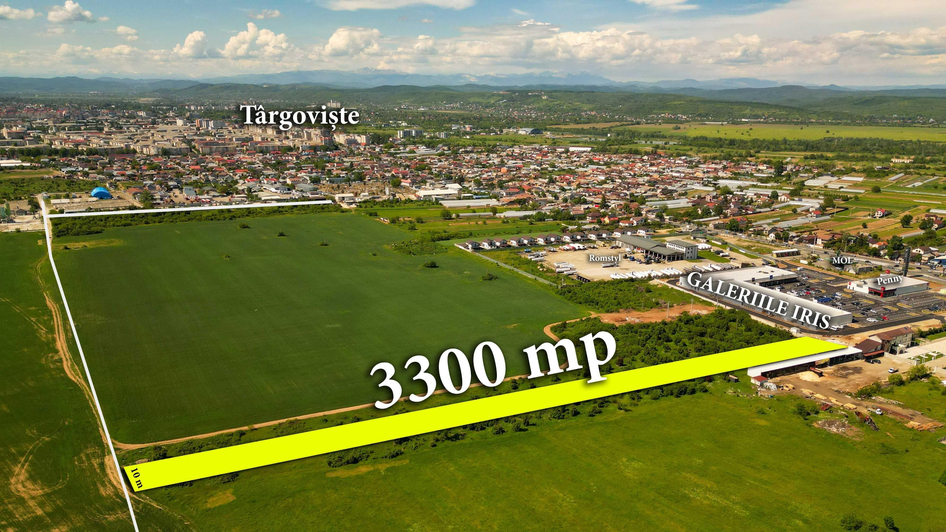 Teren intravilan Târgoviște 3300 mp - imagine 1