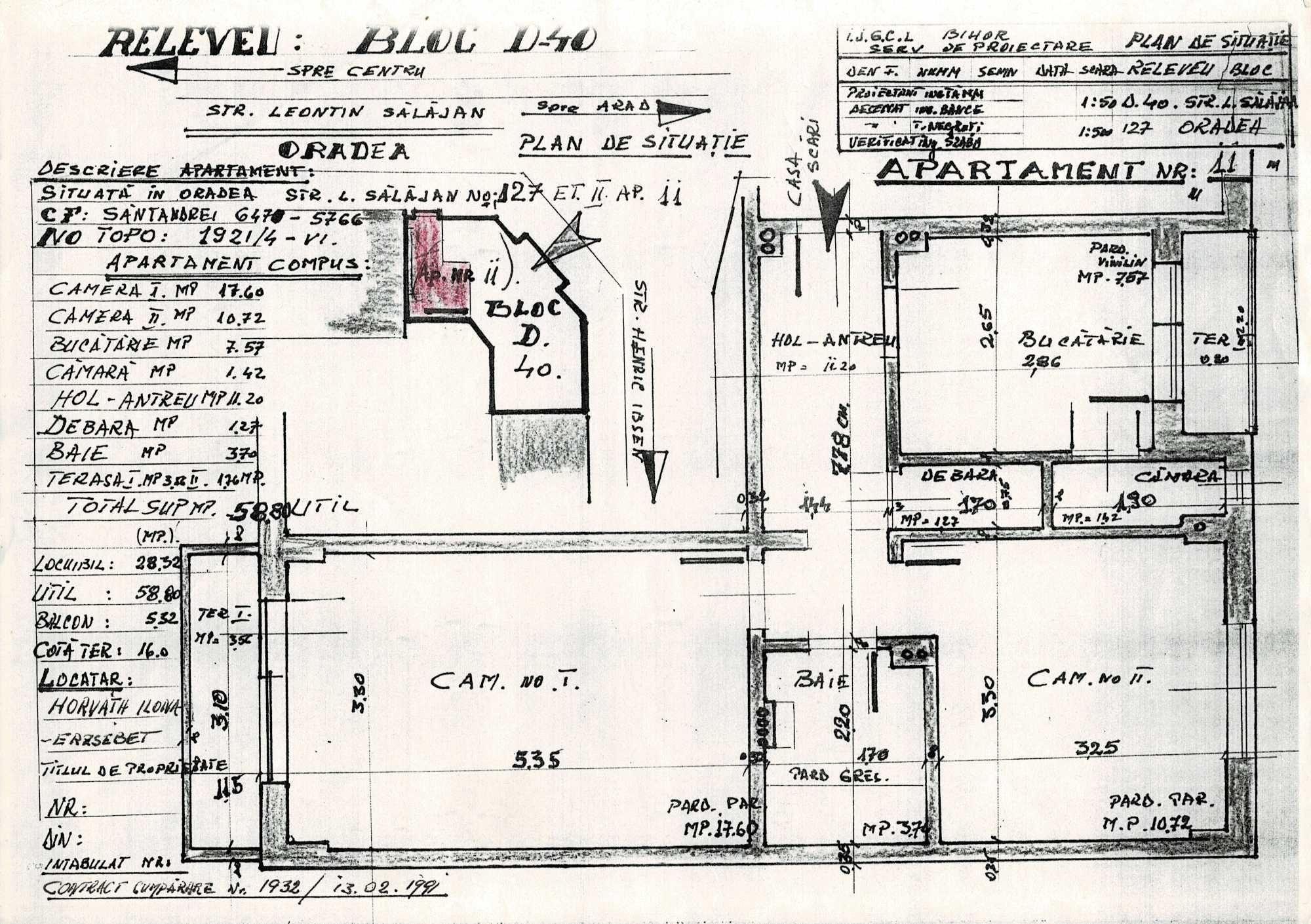Apartament 2 camere etaj 2 din 4, Calea Aradului