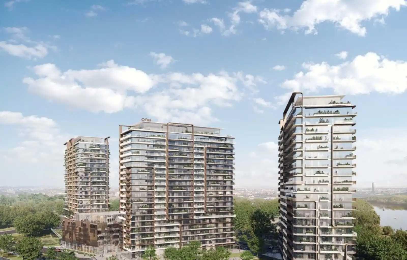 Apartament cu patru camere, vedere libera spre Lac // ONE High District - imagine 1