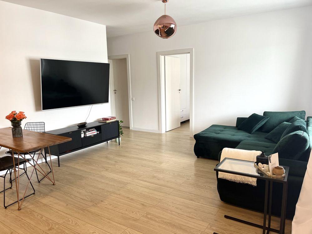 PROPRIETAR – ÎNCHIRIEZ APARTAMENT 2 CAMERE – 61 MP + 7 MP TERASA – LOC DE PARCARE – 600 EUR - TUNARI - imagine 1