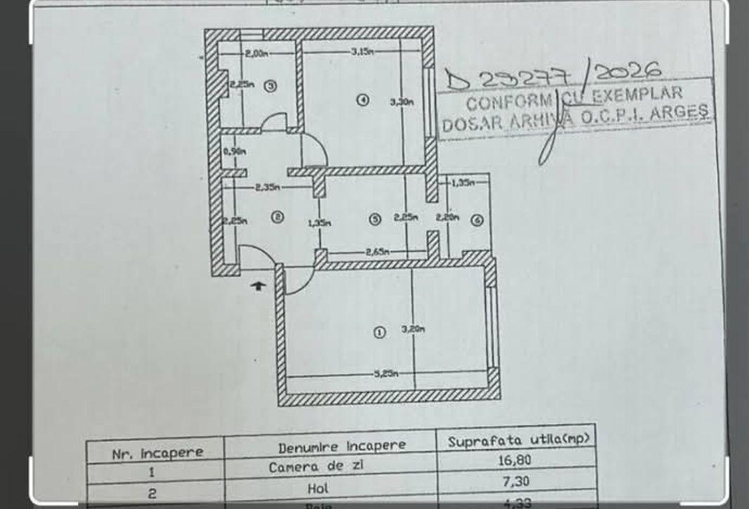 Apartament 2 camere decomandat 48mp Rate Proprietar Mioveni - imagine 1