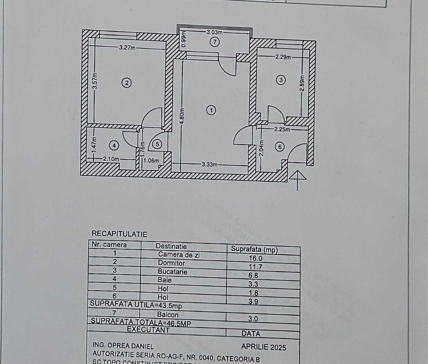 Apartament doua camere Craiovei cf. I, semidecomandat