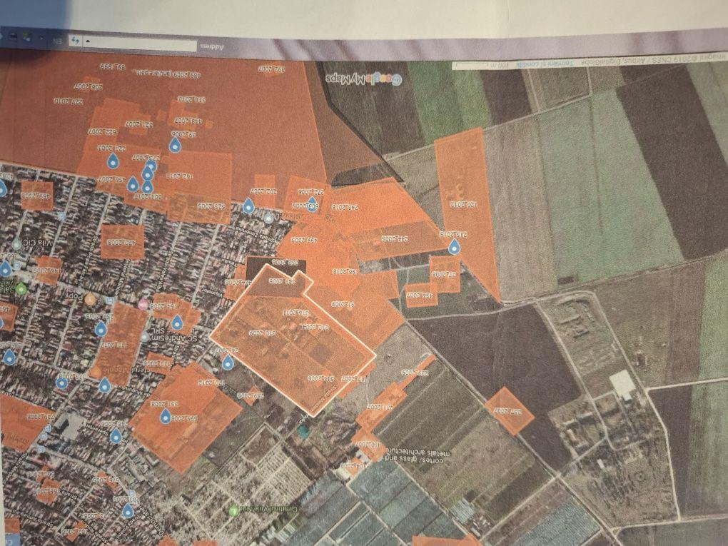Teren extravilan 8500 m, viile noi, spitalul regional, investitie