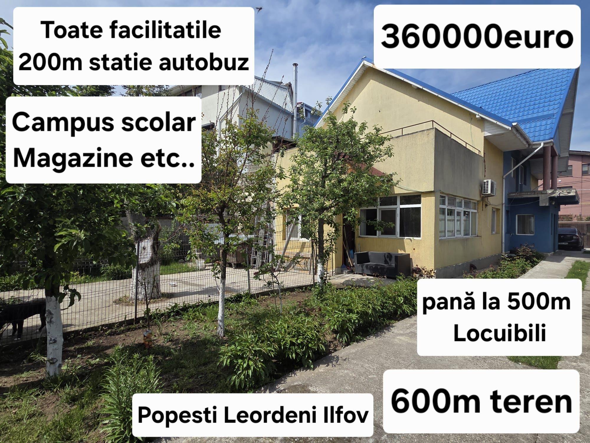 OPORTUNITATE UNICĂ | Vilă 500 mp pe teren de 600 mp în Popești-Leordeni (Sf. Agnes) – Ideal Rezidențial sau Business - imagine 1