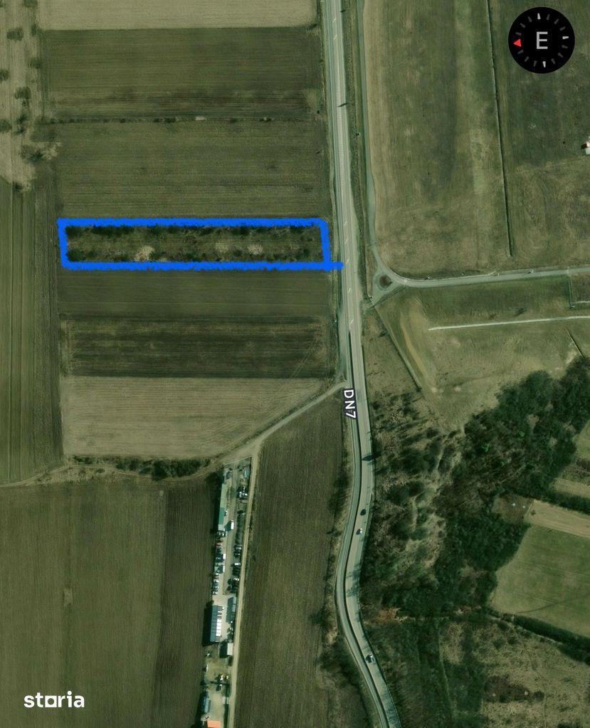 Teren intravilan de vanzare – Zona Aeroport Sibiu – Acces DN7 - imagine 1