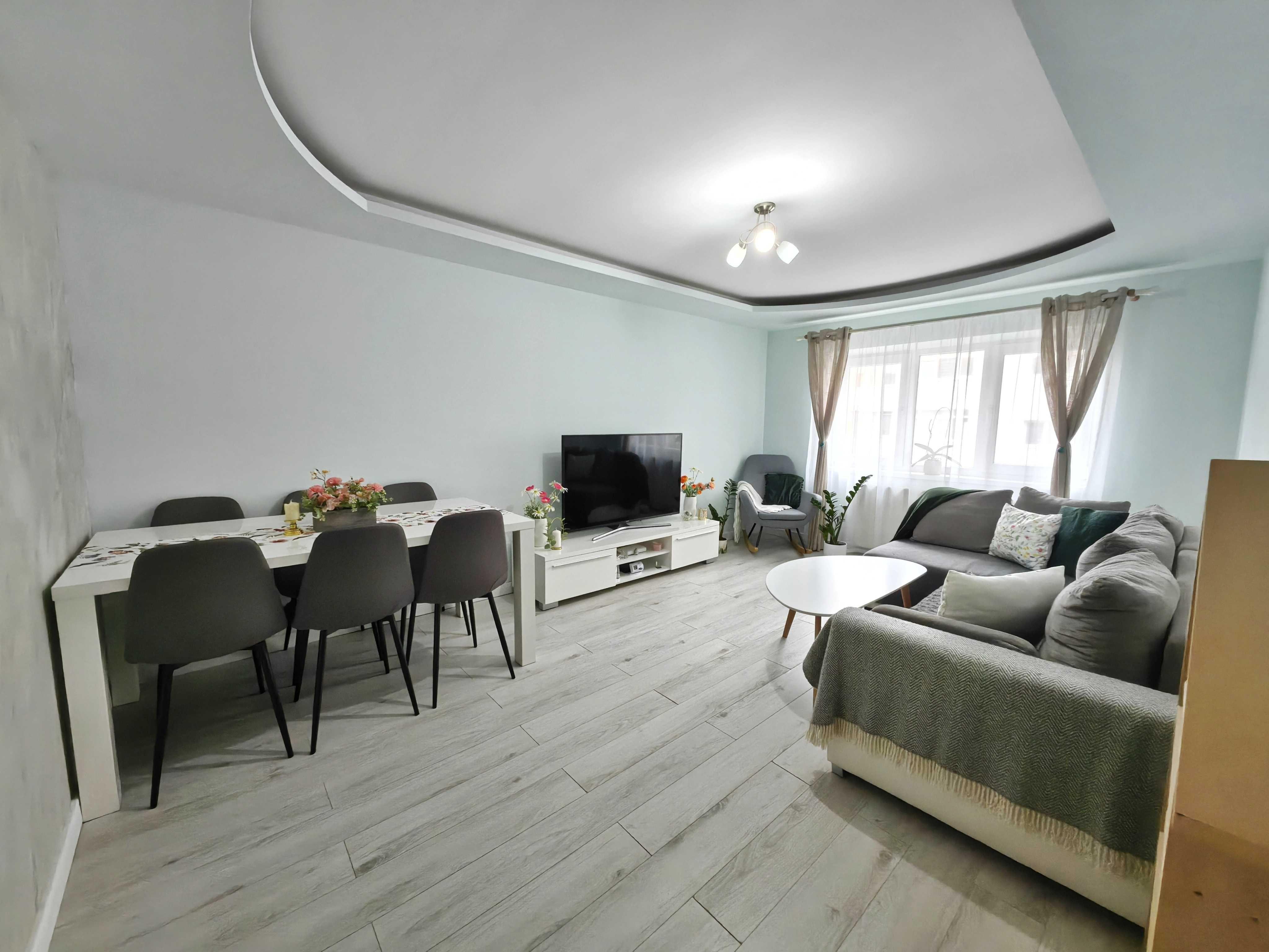 Apartament 3 camere Burdujeni complet mobilat și utilat