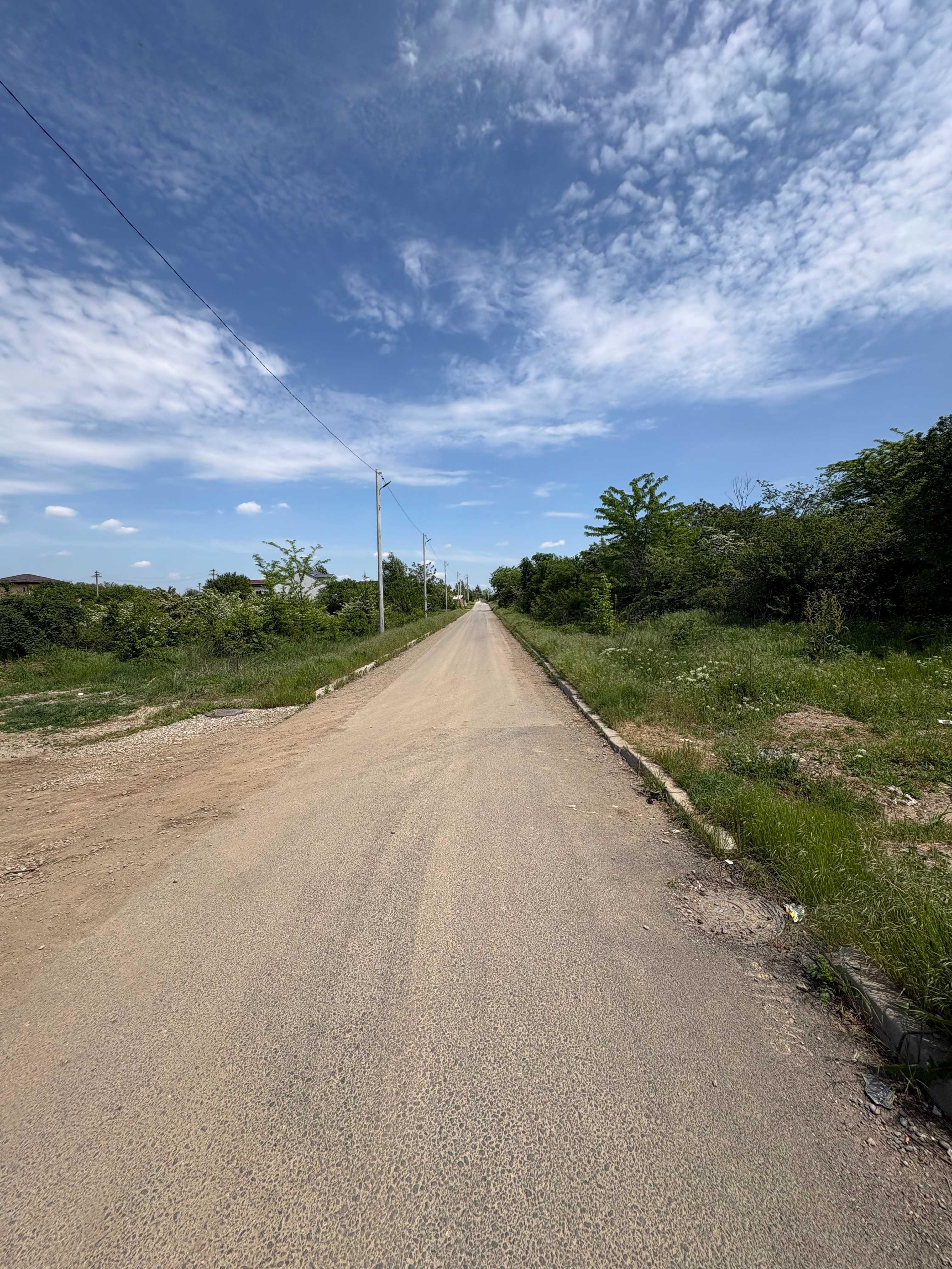 Teren intravilan de vânzare Bragadiru – 721,35 mp – TOATE UTILITǍȚILE + CERTIFICAT DE URBANISM ACTIV + DRUM PRINCIPAL ASFALTAT ŞI ILUMINAT