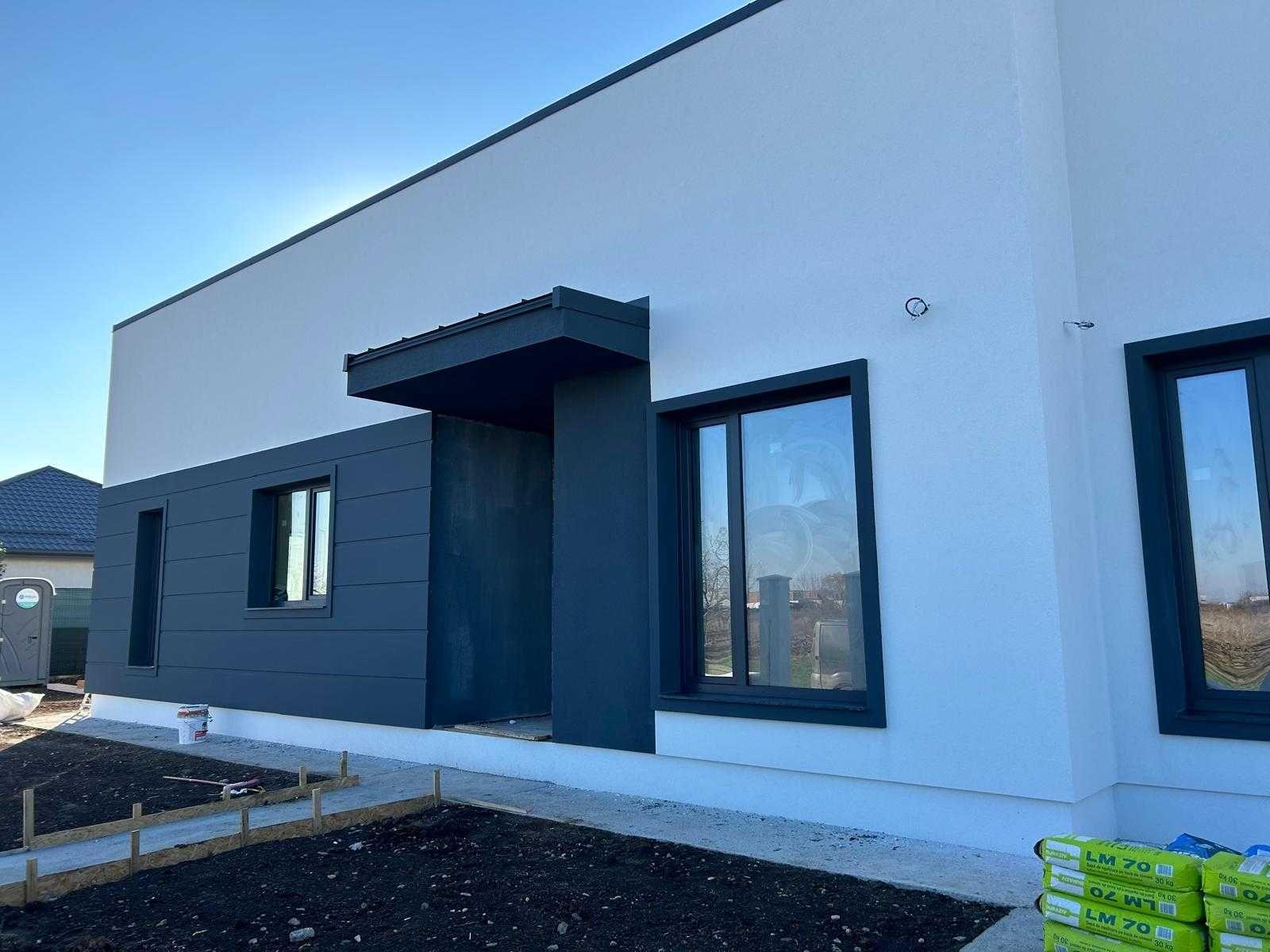 Casa 195mp pe parter 3 dormitoare, 2 bai, complet mobilata| 650mp teren| 30mp terasa acoperita| Langa Nusco Homes Tunari| pompa de caldura| Smart Home - imagine 1