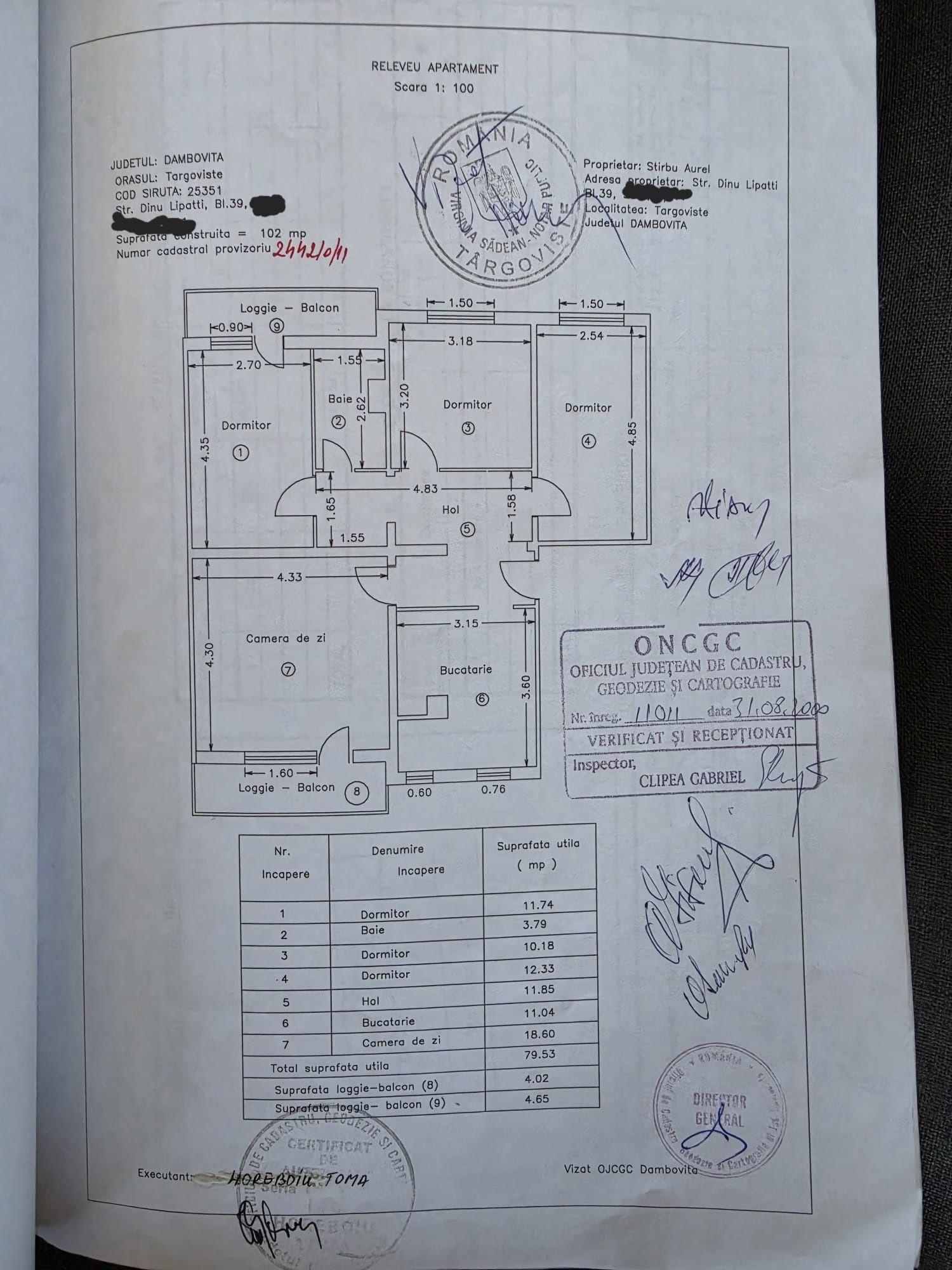 Targoviste - Apartament 4 camere, decomandat, Micro IV