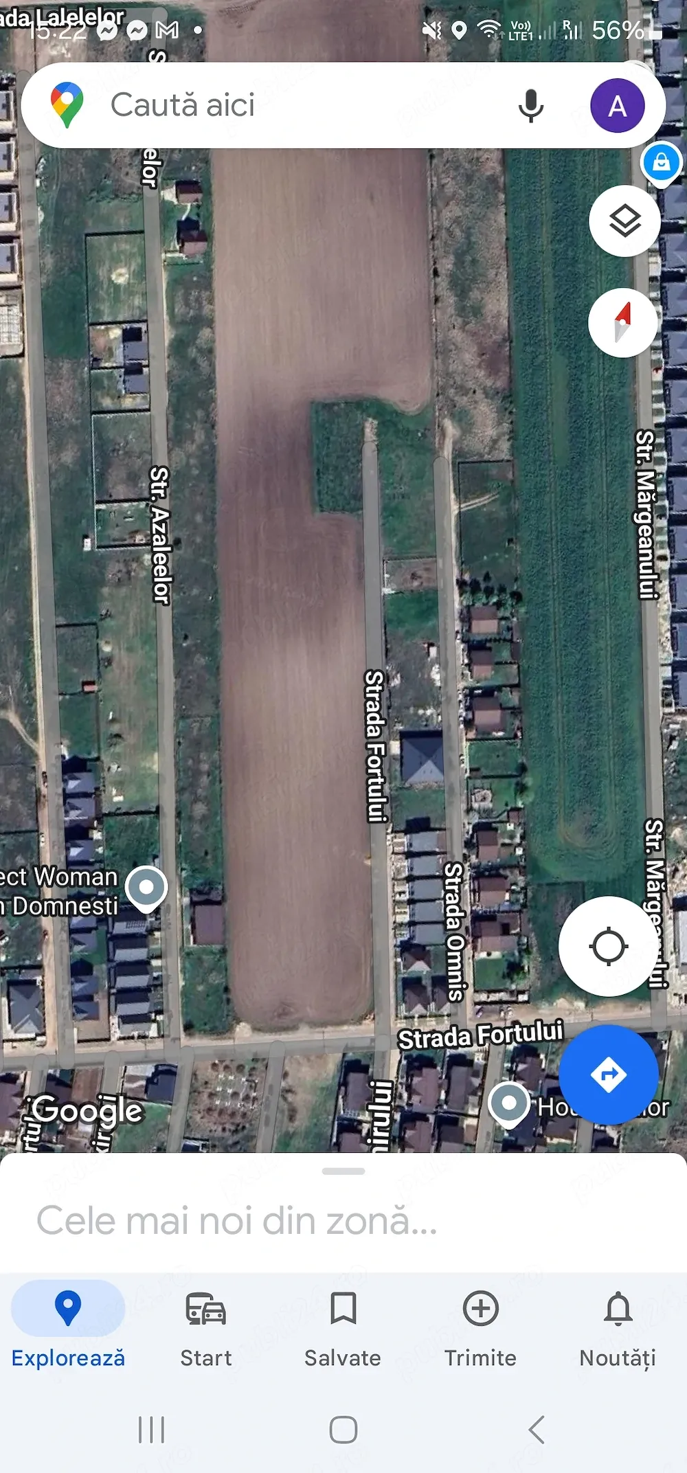 Teren de vânzare in Domnești pe strada fortului utilitățile la poarta. Perfect pt a construi o cas