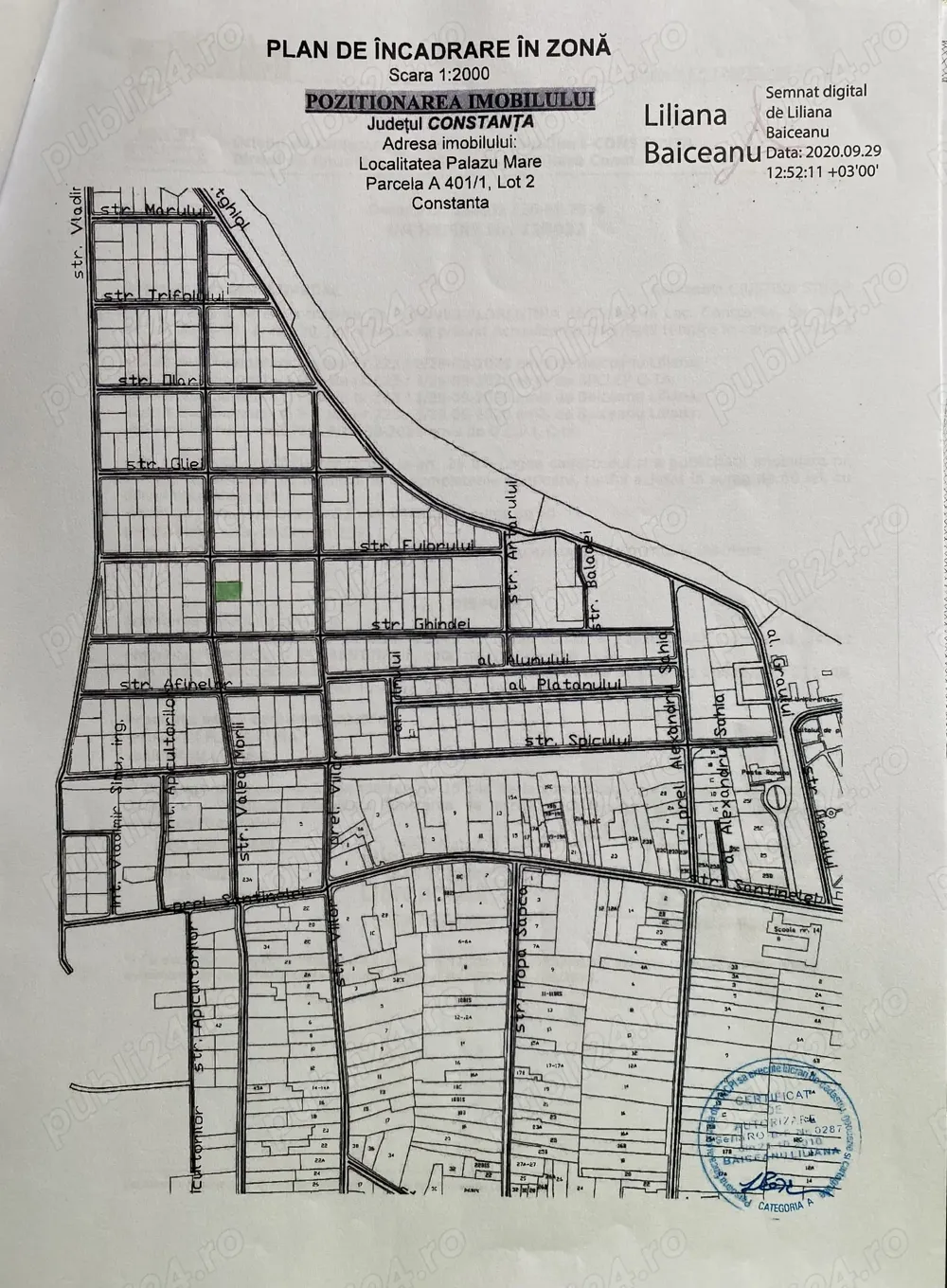 Teren 500 mp Palazu Mare, județul Constanța, direct proprietar - imagine 1