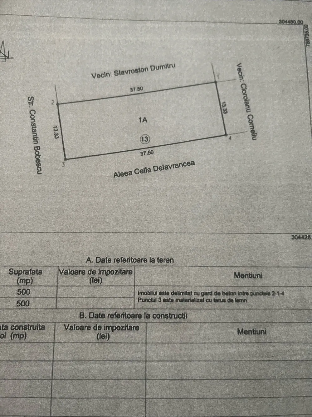 vand teren intravilan construibil