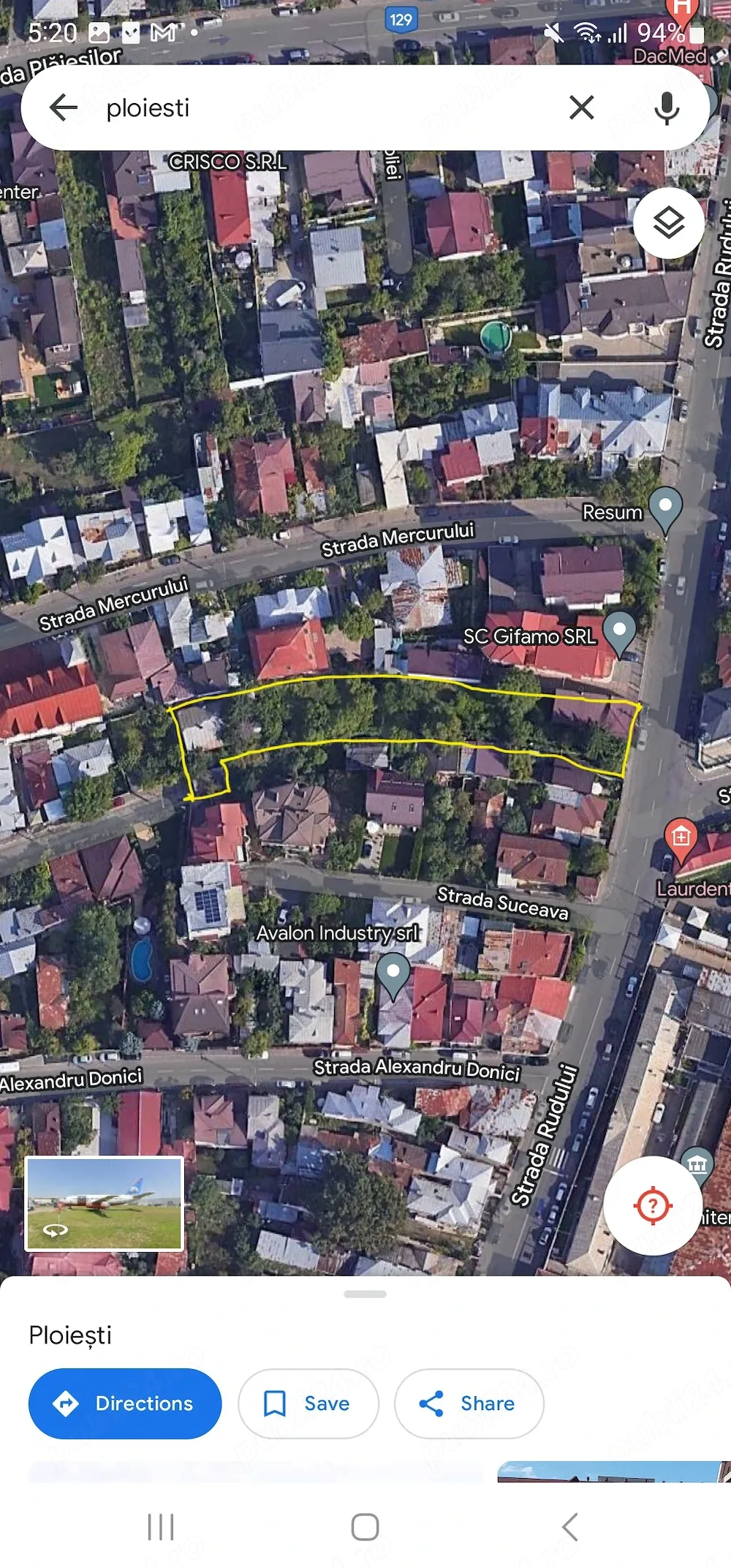 proprietar - 1214m2 intravilan central Ploiesti