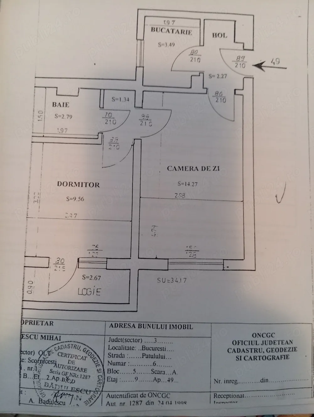 Apartament de vanzare 2 camere