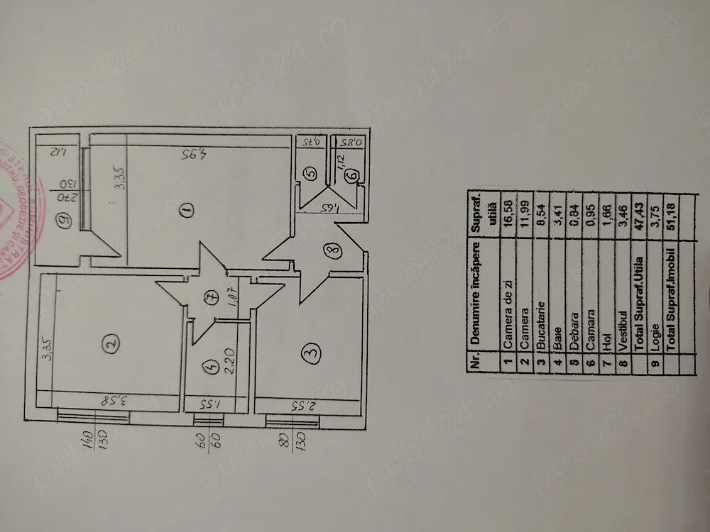 Apartament 2 camere Dr.Taberei