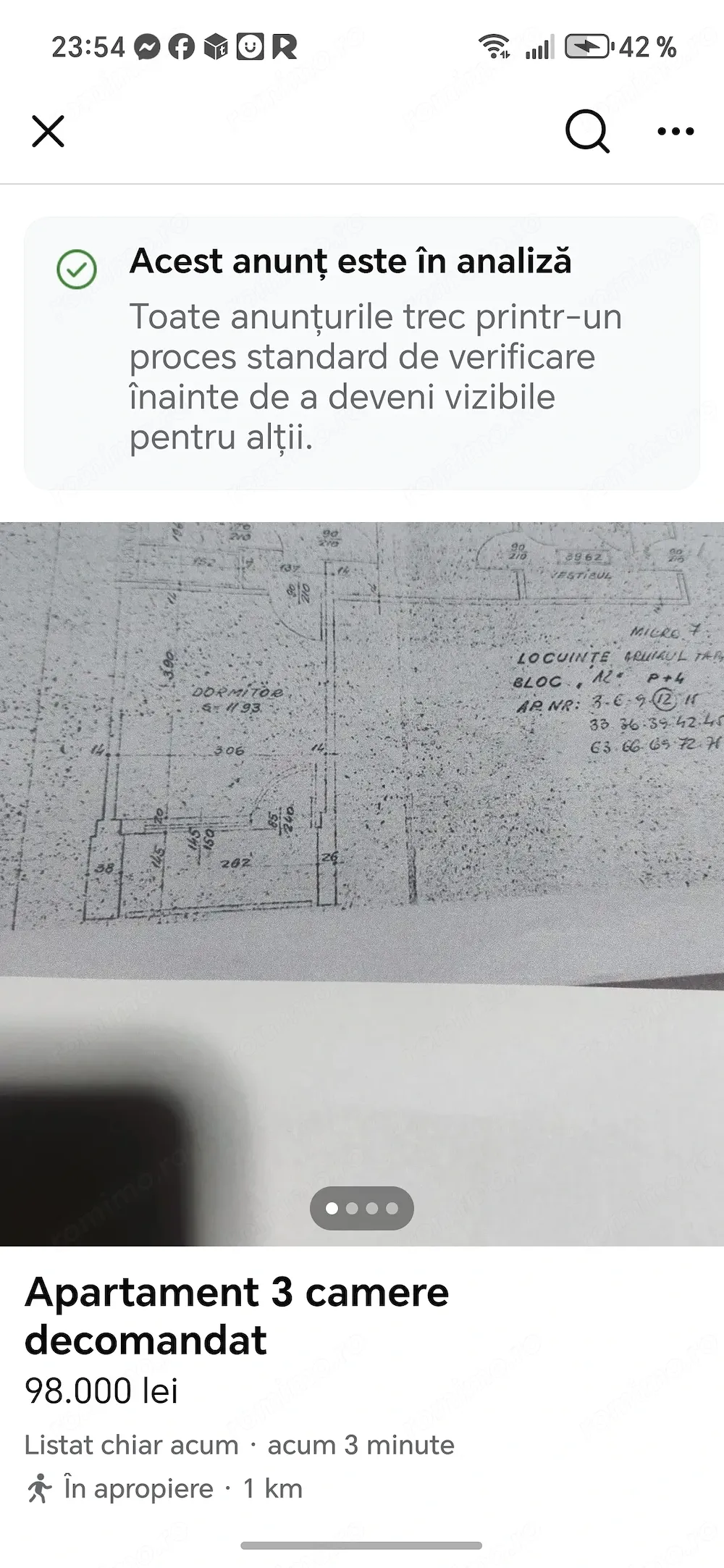 Apartament 3 camere Drumul Taberei