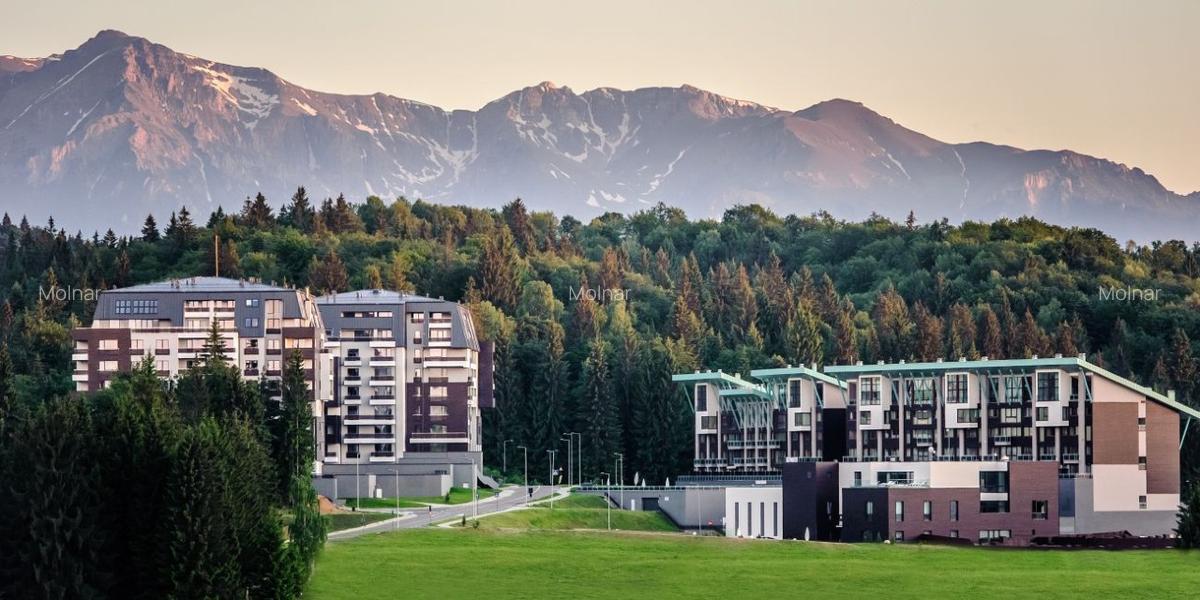 PENTHOUSE pe 3 nivele, Poiana Brasov, SILVER MOUNTAIN, 114mp, parcare la subsol