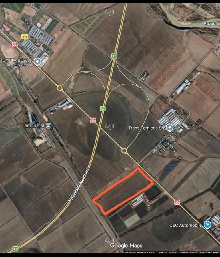 TEREN LOGISTIC ,industrial ,comercial , NOD A7 Autostrada Moldovei - imagine 1