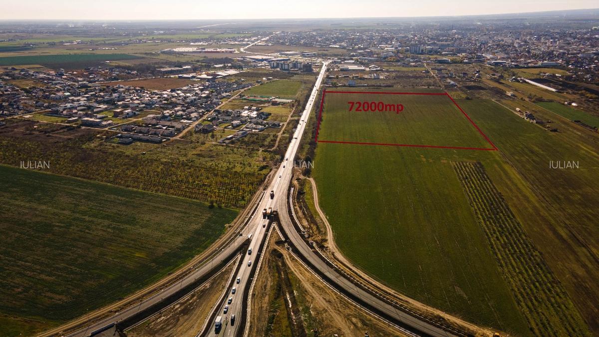 Proprietar vand teren INTRAVILAN, 72290mp, DNE85 cu acces direct la A7 - imagine 1