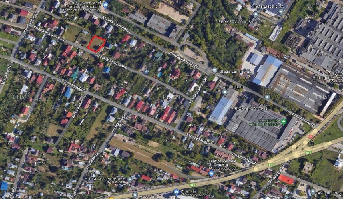 Vand teren de constructii, 1032mp, str. Brancoveanu (Zona Laminorului)